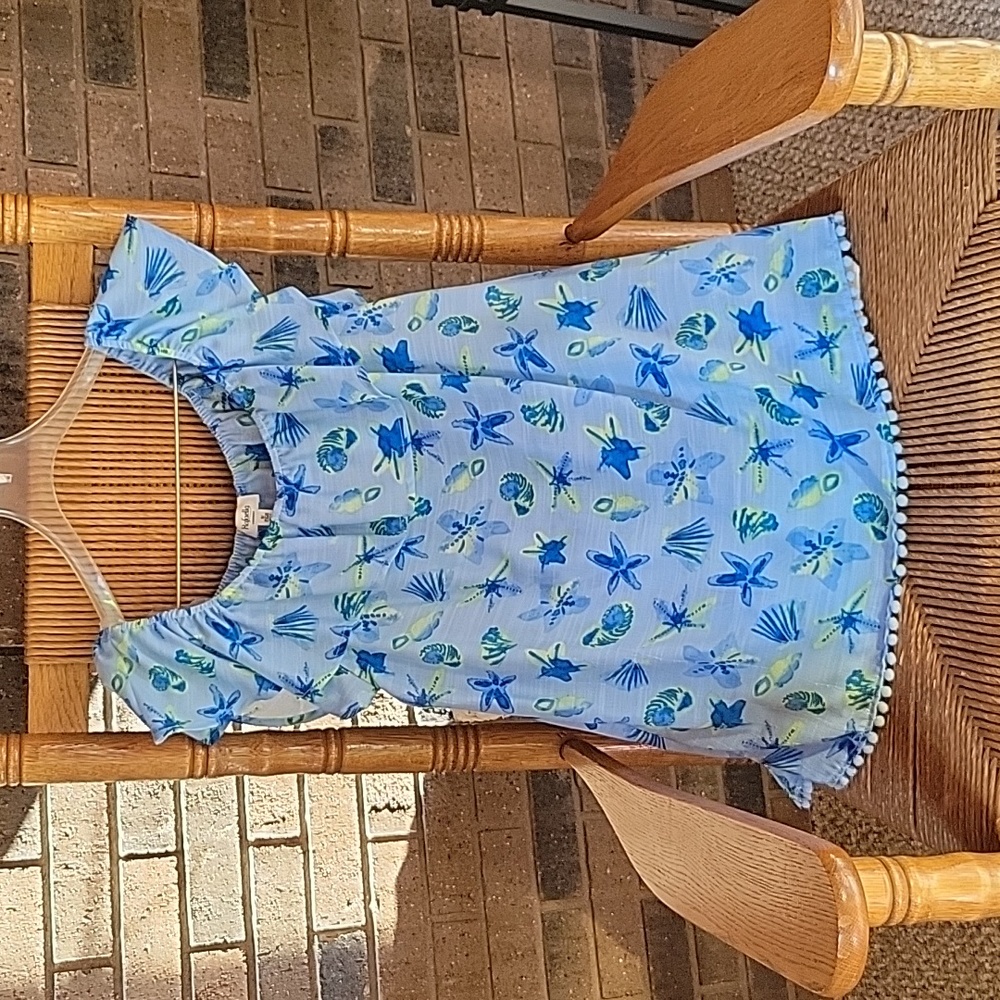 Rafaella weekend coastal sleeveless top, size S